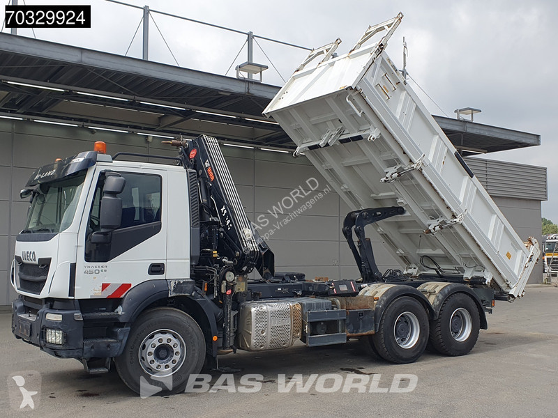 Camion Iveco 450 6X4 HIAB 144 E-3 Hiduo Kran...