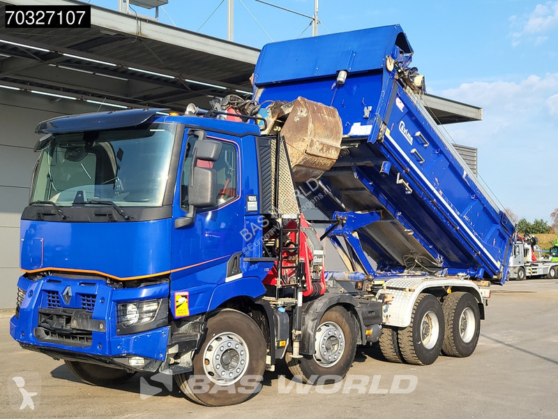 شاحنة Renault C 480 C 8X4 HMF 2243 Z-Crane...