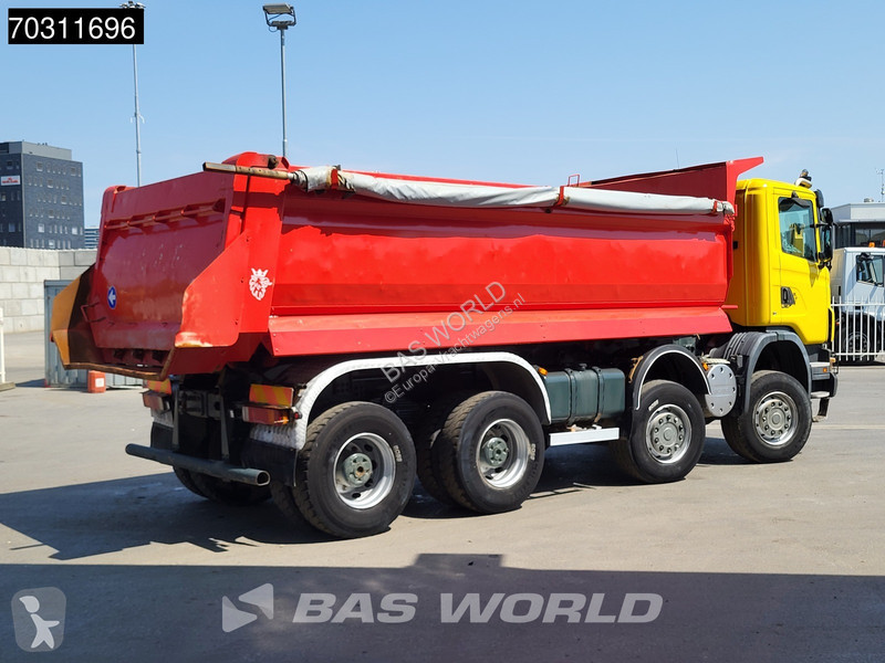 شاحنة Scania 420  8X6 8x6 Steel suspension 18m3...