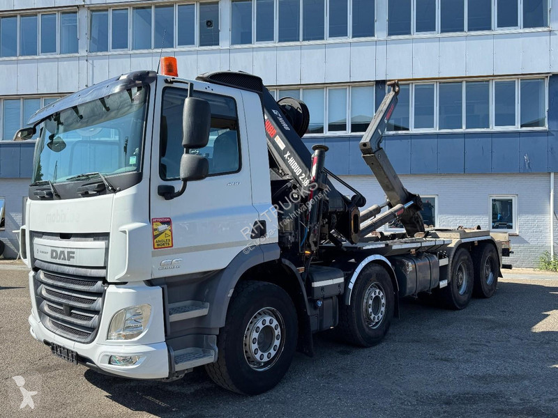شاحنة DAF 400 8X4 EURO 6 + HIAB X-HIDUO 256EP-4...