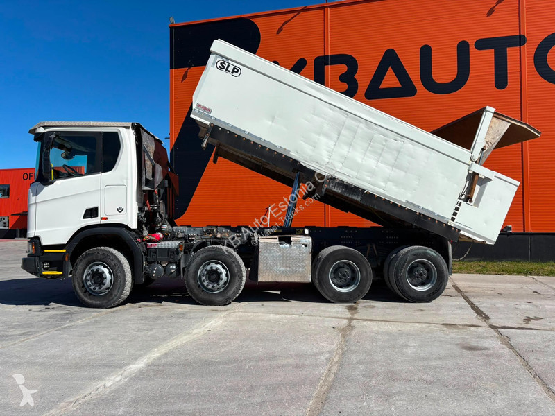 Vrachtwagen Scania R 580 8x4 RETARDER / BOX...