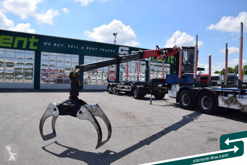 Camion remorque DAF 530 6x4 Kran Palfinger...