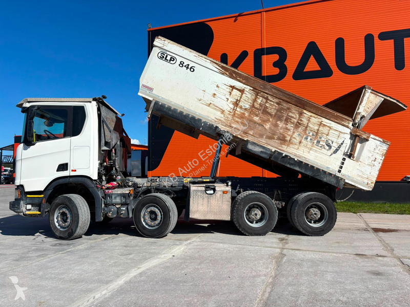 Vrachtwagen Scania R 580 8x4 RETARDER / BOX...
