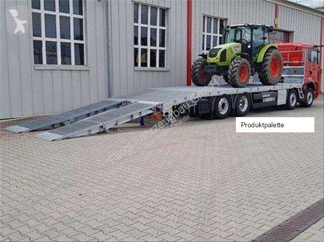 Camión  LKW Tieflade Liftmaster Aufbau für 4...