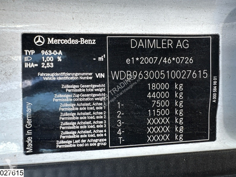 Kamion Mercedes 1843 EURO 5, Lohr, Multilohr,...