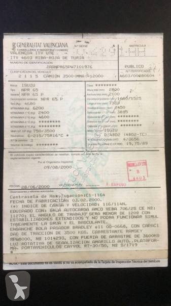 Camión Isuzu NPR 65