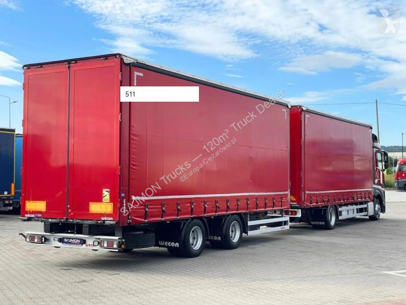 Kamion Mercedes ACTROS / ZESTAW TANDEM 120 M3 /...