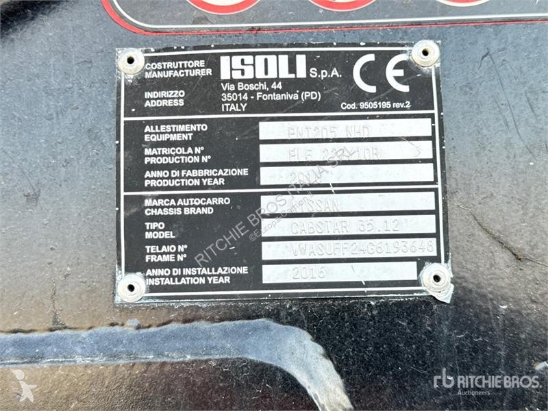 Lastbil Nissan PNT205 NHD 18.1 m on Nissan...
