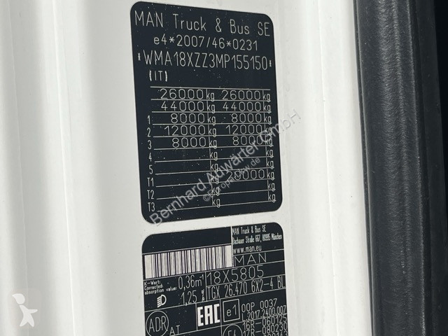 Camion remorque MAN TGX 26.470 6x2-4 BL...