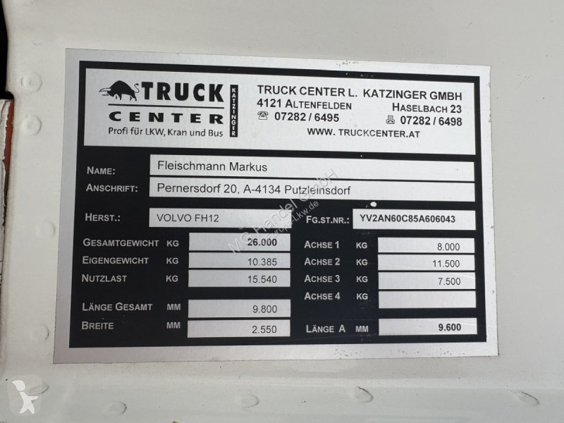 Camion Volvo FH12 420, 6x2, BDF,...