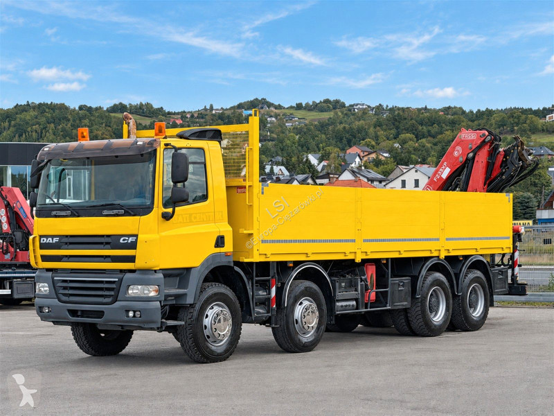 Грузовик DAF 85430 Pritsche 7,70 m + KRAN * 8x4!