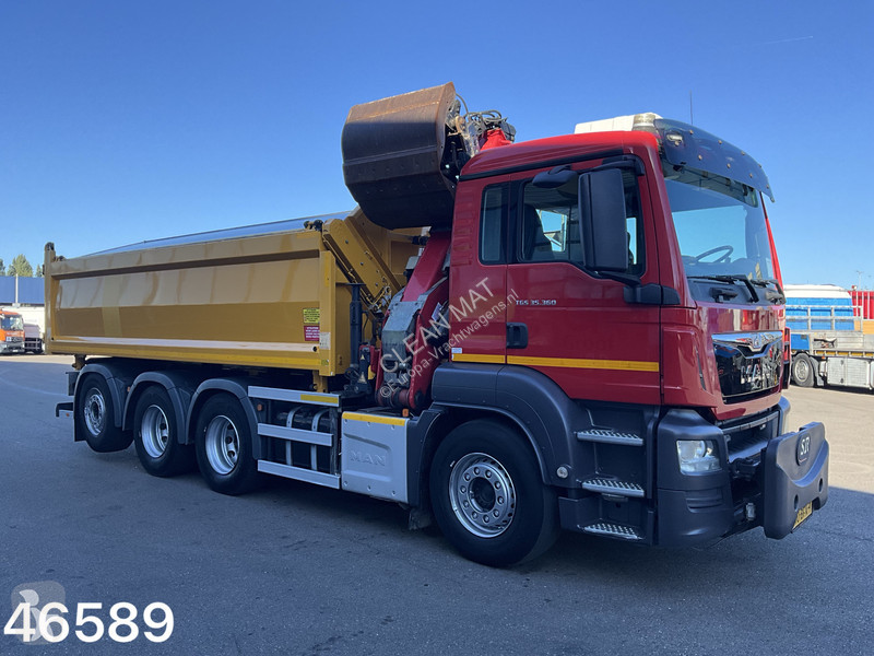 Camion MAN 35.360 8x4 Euro 6 HMF 22 Tonmeter...