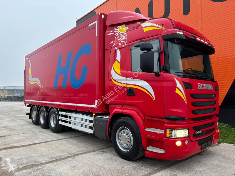 Camión Scania 490 8x4 OPENSIDE BOX