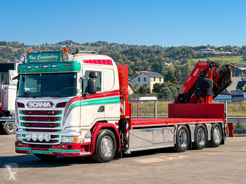 Камион Scania 450 Platform 6,40 m FASSI F365...
