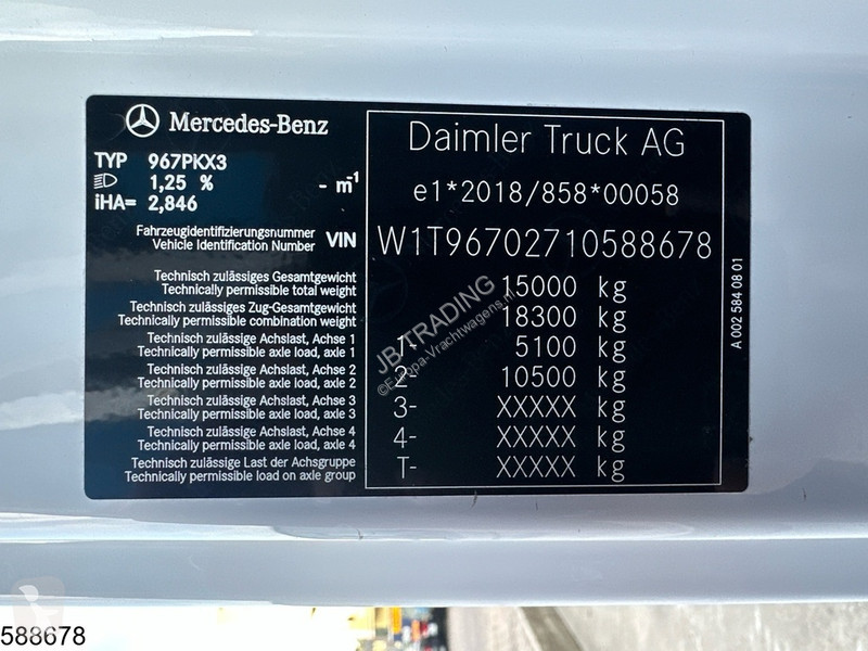 شاحنة Mercedes atego 1530