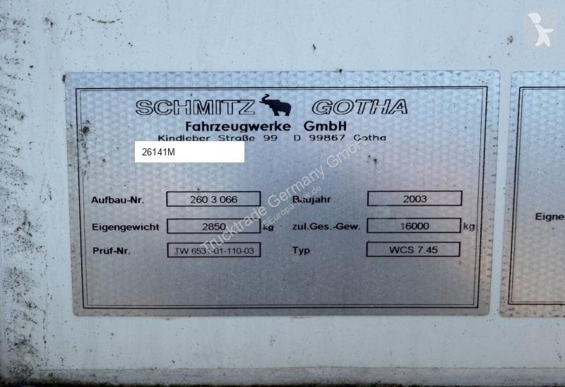 Camion Schmitz Cargobull WB