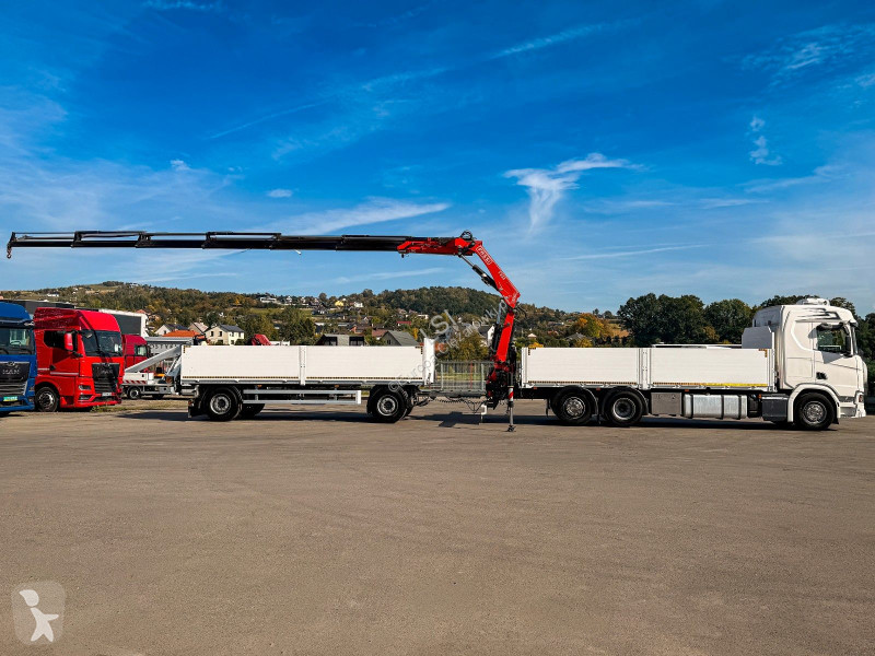 Scania 500 FASSI F235 A.2.26 + FUNK + Anhänger!...