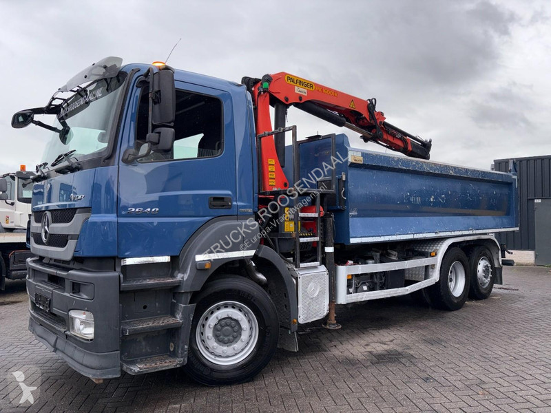 Lastbil Mercedes 2640 + PALFINGER PK 16001---2X...
