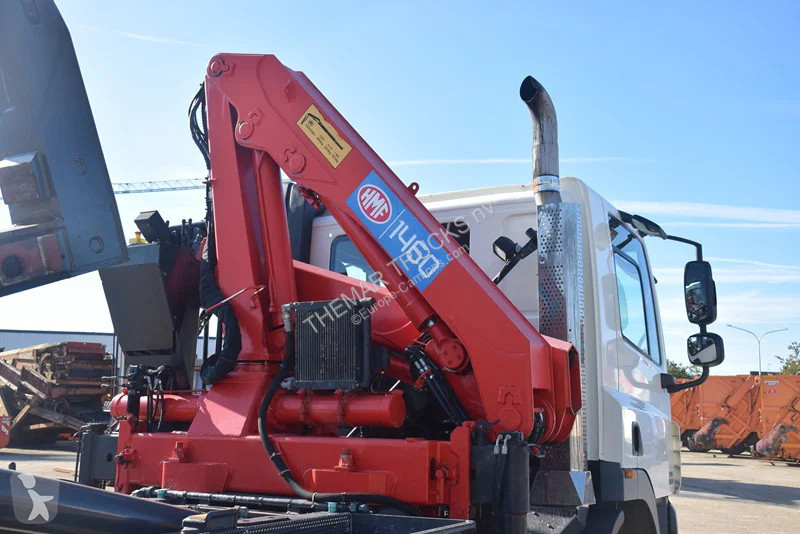 DAF 410 +Hooklift Palift 18t. and HMF crane truck