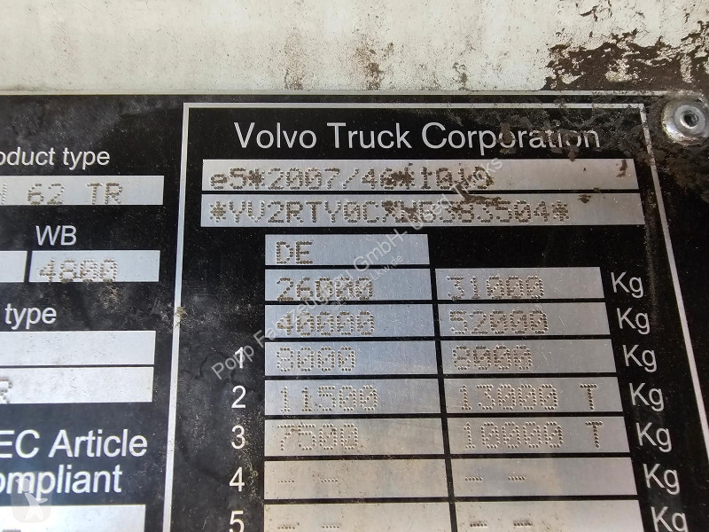 Volvo 460 6x2 Meiler Abroller*Lenkachse, VDS*...