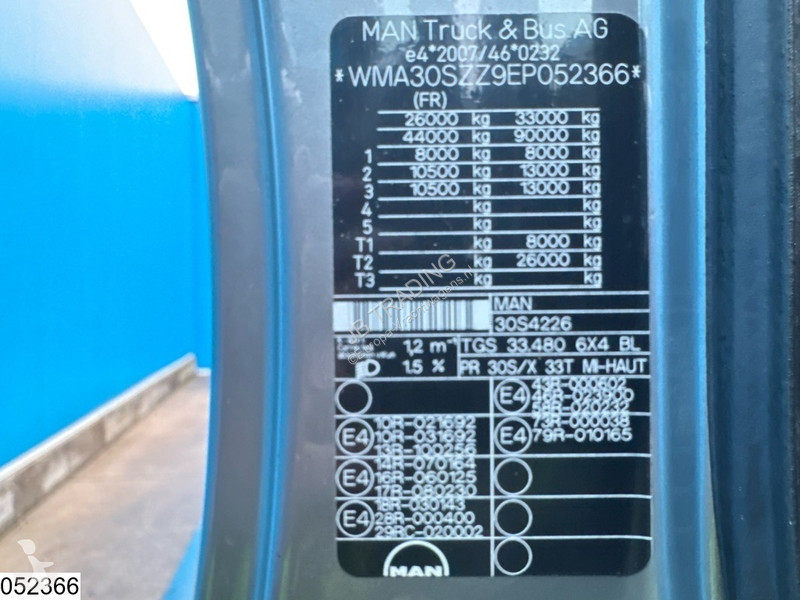 Kamion MAN 33 480 6x4, EURO 5, Palfinger, Retarder