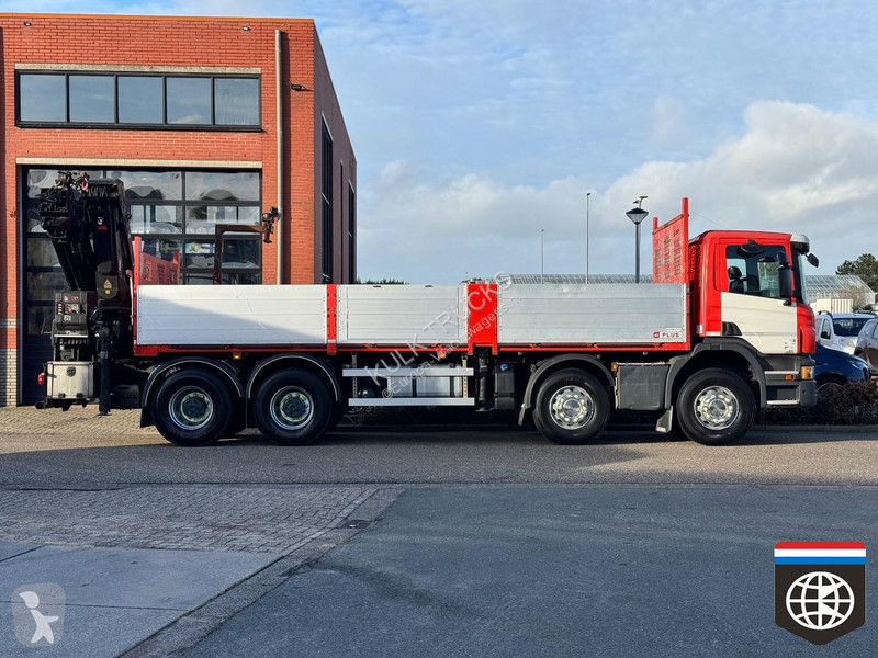 شاحنة Scania 410 8x4 - HIAB X-HIRO 302 E-5 -...