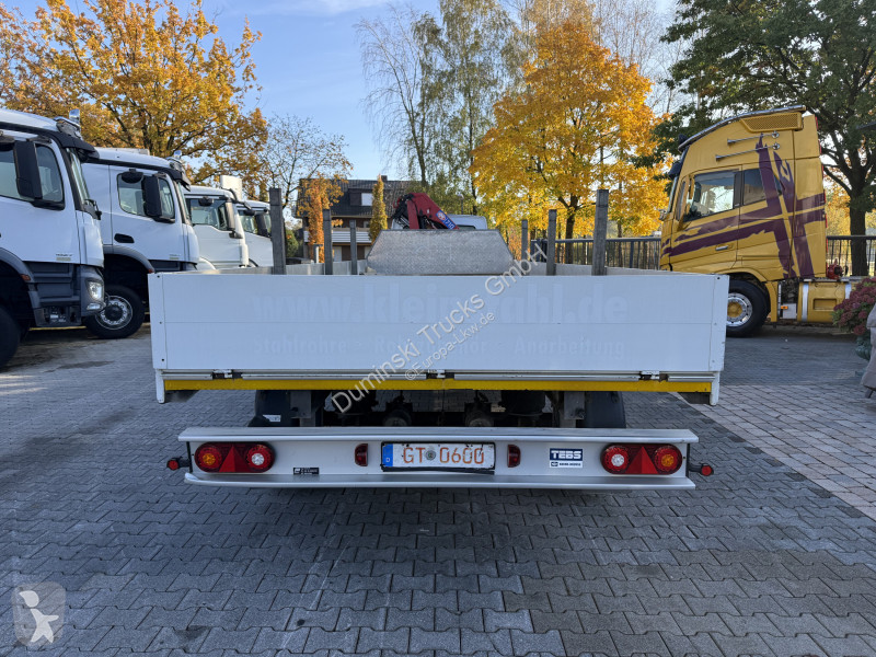 Teherautó Iveco 70-180 Kran HMF 710 + Auflieger