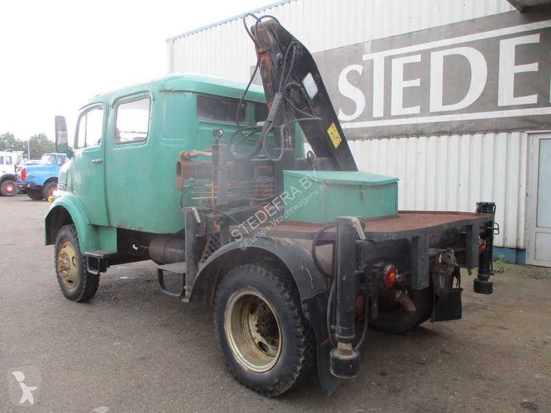 Camion Mercedes 710 , 4x4 , Crane Hiab 1