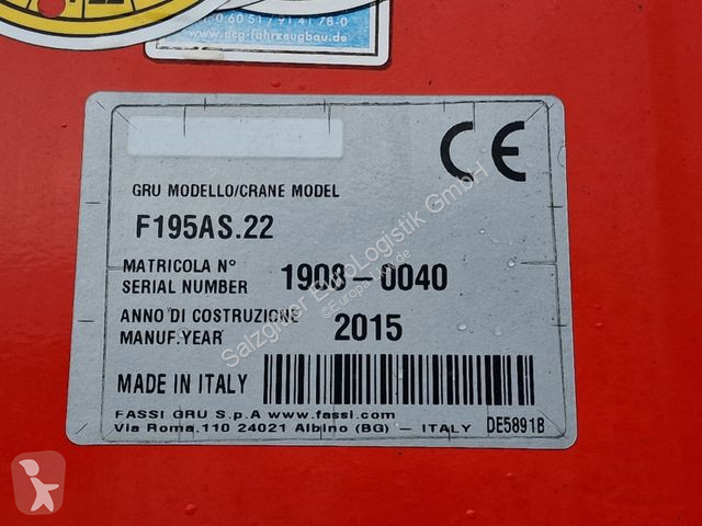 Camion MAN TGX / Intarder / Fassi / Lenkachse