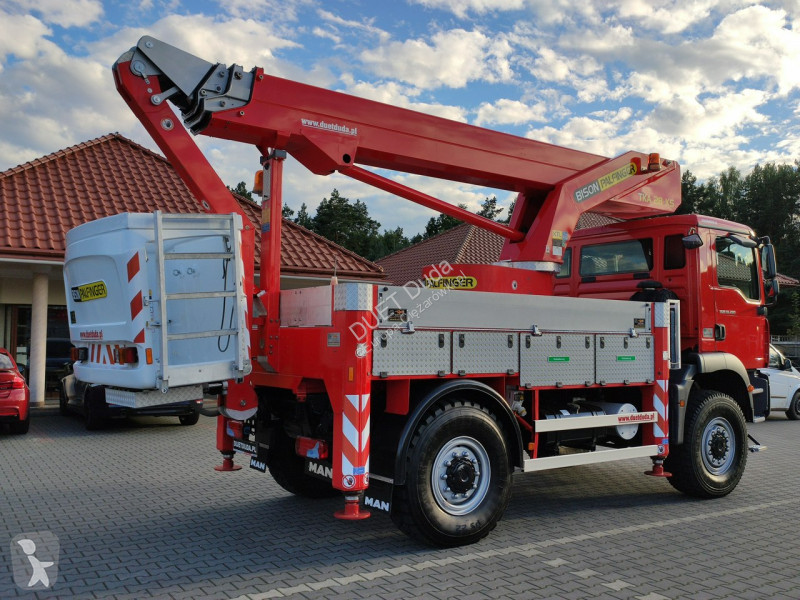 Camion MAN TGM 4x4 Zwyżka Bison Palfinger TKA...