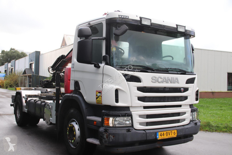 Camion Scania P320 EURO 6 HMF 635 KRAANWAEN...