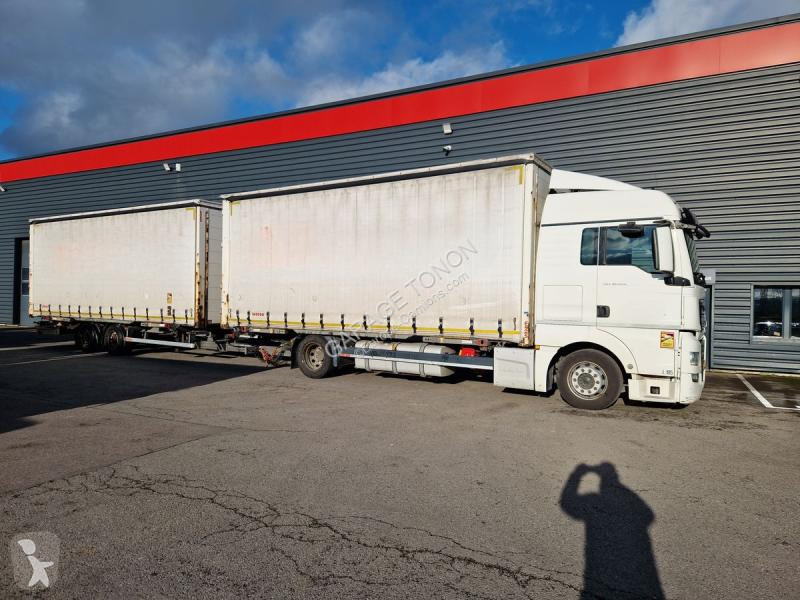 Camion remorque MAN 18420 PORTE CAISSE MOBILE TGX