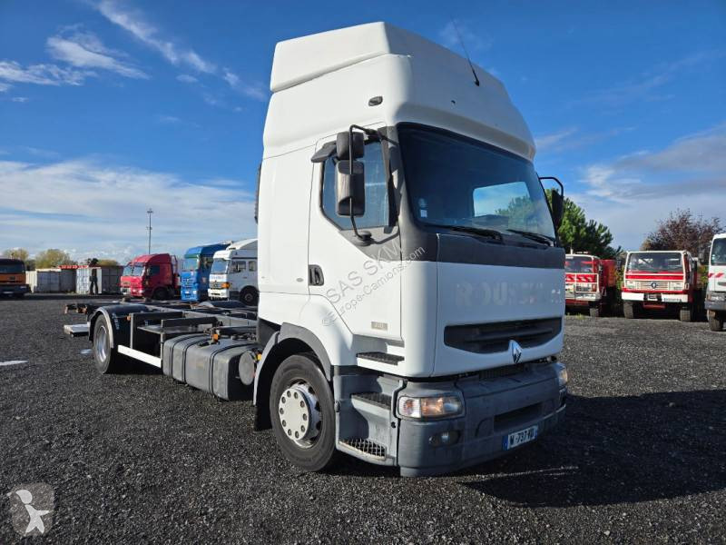 Camion porte containers occasion Renault Premium 370 DCI Gazoil