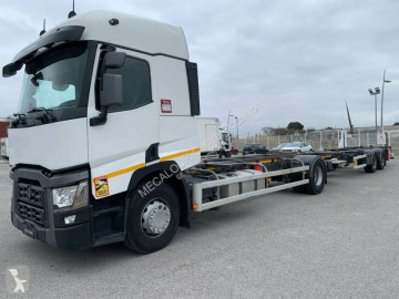 Camion remorque porte containers Renault