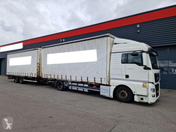 Camion remorque rideaux coulissants (plsc) MAN