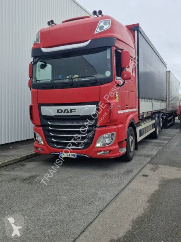 DAF box trailer truck