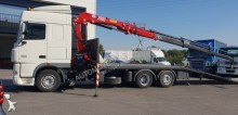 Lastbil med släp maskinbärare DAF XF105 410