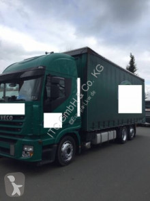 Camión remolque Iveco Stralis 450 Euro5 Jumbo Zug. m Hanger 120m3 tautliner (lonas correderas) usado