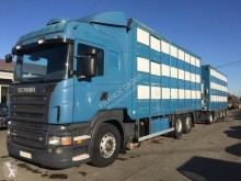 Nyerges vontató és pótkocsi Scania R 500 használt állatszállító