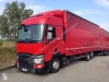 Nyerges vontató és pótkocsi Renault Gamme T 480 használt függönyponyvaroló