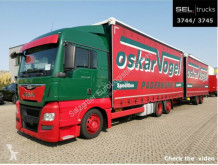 شاحنة مقطورة ستائر منزلقة (plsc) مستعمل MAN TGX 24.400 6x2-4 LL-U/Lenkachse/Hubd./Int./komp