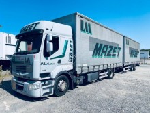 Nyerges vontató és pótkocsi Renault Premium 450 DXI használt függönyponyvaroló