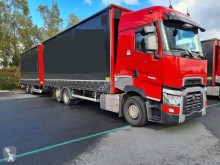 Nyerges vontató és pótkocsi Renault Gamme T 480 használt függönyponyvaroló