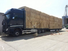 Mercedes straw carrier flatbed trailer truck Actros 2545
