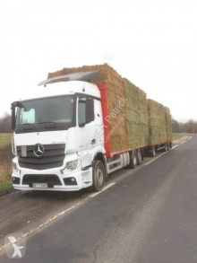 Autotreno cassone trasporto paglia Mercedes Actros 2545