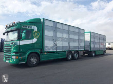 Camion remorque Scania R 520 bétaillère occasion