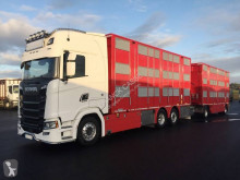 Camion cu remorca remorcă transport animale Scania