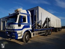 Iveco timber trailer truck Eurotrakker