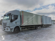 Camion cu remorca furgon izolat Iveco Stralis 440 S 45