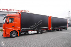 Camion cu remorca obloane laterale suple culisante (plsc) etajata Mercedes Actros 1836 L